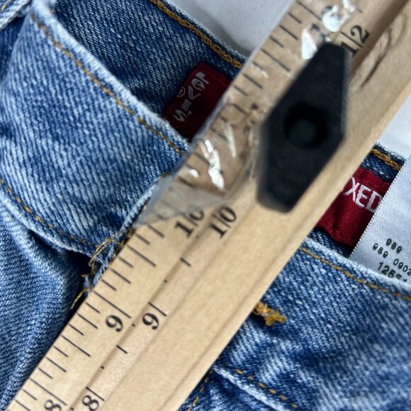 Y2K Levi's Jeans Women's Petite 32x26* 550 Relaxed Tapered Blue Denim Tag 12P M - Picture 15 of 16